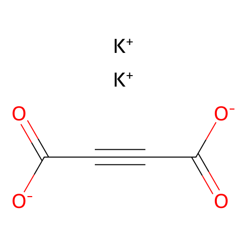 Potassium but-2-ynedioate structure