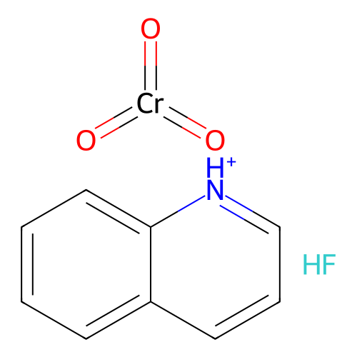Quinolinium fluorochromate on alumina (QFC) structure