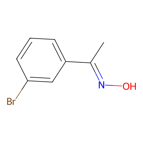 1-(3-Bromophenyl)ethanone oxime structure