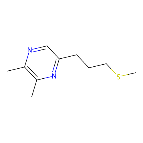 2,3-Dimethyl-5-((methylthio)propyl)pyrazine structure