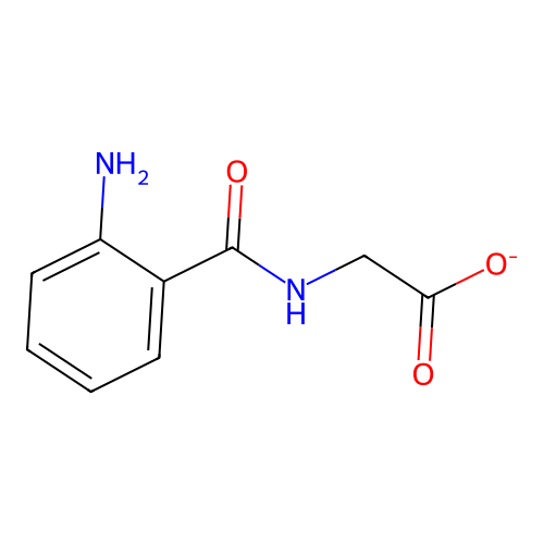 {[(2-Aminophenyl)carbonyl]amino}acetate structure
