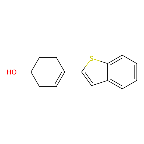 4-(1-Benzothiophen-2-yl)cyclohex-3-en-1-ol structure