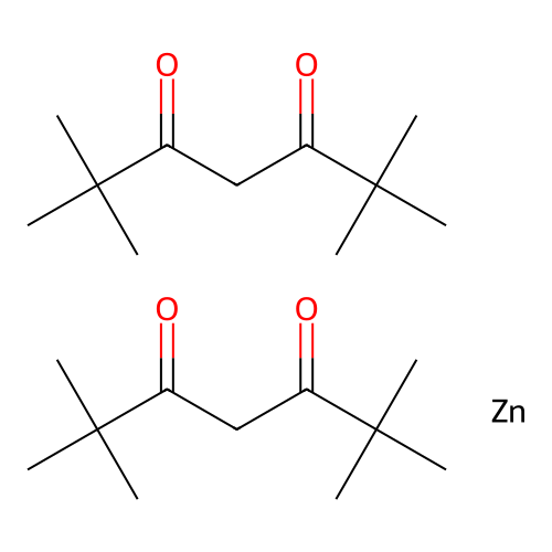 2,2,6,6-Tetramethylheptane-3,5-dione;ZINC structure