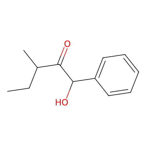 1-Hydroxy-3-methyl-1-phenylpentan-2-one structure