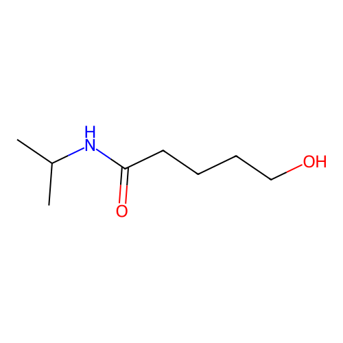 5-Hydroxy-N-isopropylpentanamide structure