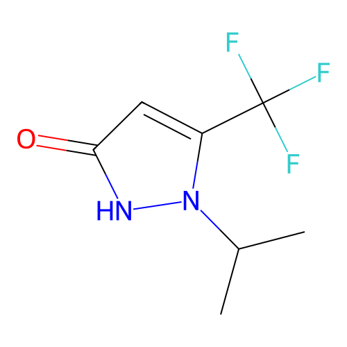1-(Propan-2-yl)-5-(trifluoromethyl)-1H-pyrazol-3-ol structure