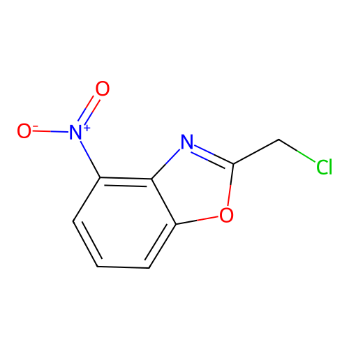 2-(Chloromethyl)-4-nitro-1,3-benzoxazole structure