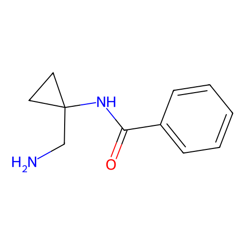 N-[1-(aminomethyl)cyclopropyl]benzamide structure