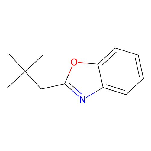 Benzoxazole, 2-(2,2-dimethylpropyl)- structure