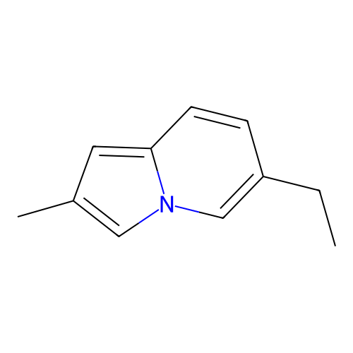 Indolizine, 2-methyl-6-ethyl- structure