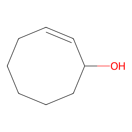 Cyclooct-2-en-1-ol structure