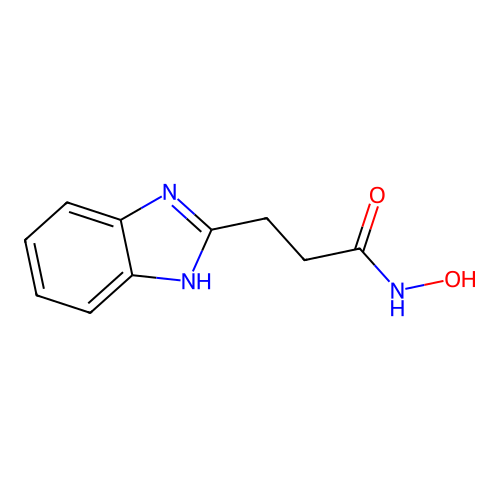 1H-Benzimidazole-2-propanamide, N-hydroxy- structure