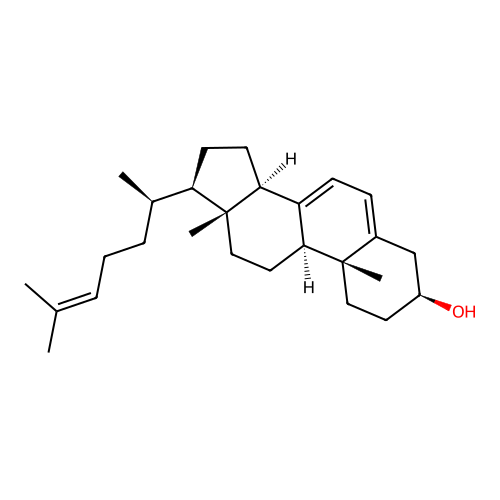 7-脱氢链甾醇 structure