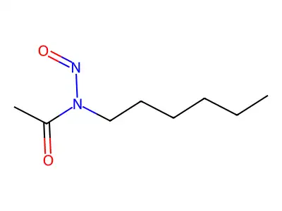N-Hexyl-N-nitrosoacetamide structure