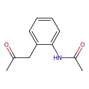 N-[2-(2-氧代丙基)苯基]乙酰胺 structure