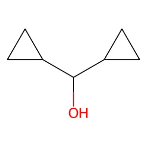 Dicyclopropylmethanol structure
