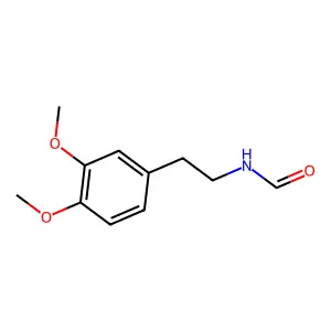 N-[2-(3,4-二甲氧基苯基)乙基]甲酰胺 structure