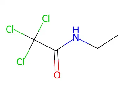 2,2,2-trichloro-N-ethylacetamide structure
