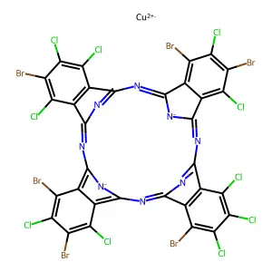 C.I. Pigment Green 36 structure