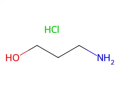 3-Amino-1-propanol hydrochloride structure