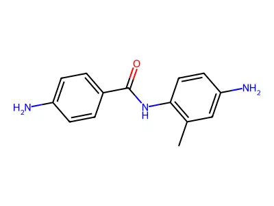 4-amino-N-(4-amino-2-methylphenyl)benzamide structure