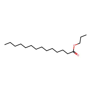 Propyl myristate structure