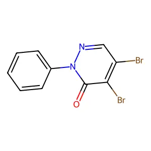 3(2H)-Pyridazinone, 4,5-dibromo-2-phenyl- structure