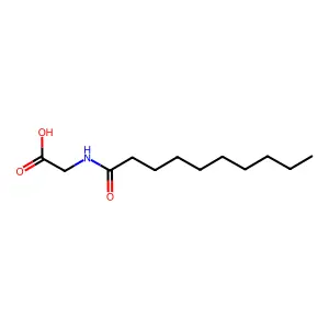 N-(1-Oxodecyl)glycine structure