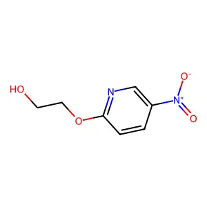 2-(2-Hydroxyethoxy)-5-nitropyridine structure