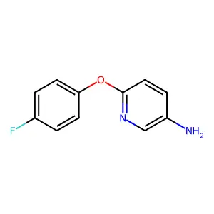 6-(4-氟苯氧基)吡啶-3-胺 structure