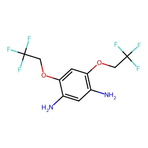 4,6-Bis(2,2,2-trifluoroethoxy)benzene-1,3-diamine structure
