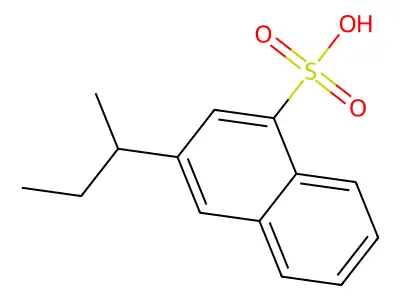 萘磺酸 (1-甲基丙基)- structure