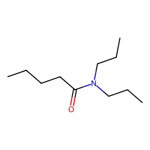 N,N-二丙基戊酰胺 structure