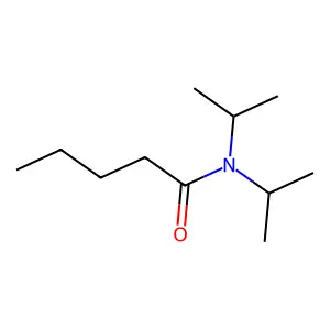 N,N-di(propan-2-yl)pentanamide structure