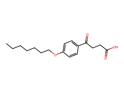 4-[4-(Heptyloxy)phenyl]-4-oxobutanoic acid structure