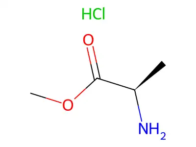 Alanine methyl ester hydrochloride structure