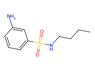 3-Amino-N-butylbenzenesulfonamide structure