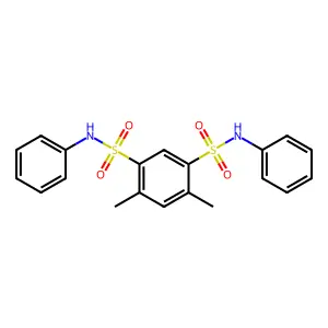1,3-Xylylene-4,6-bis(sulfanilide) structure