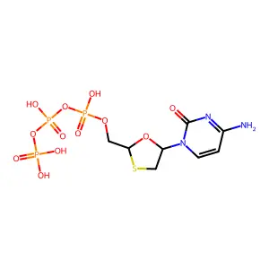 拉米夫定三磷酸 structure
