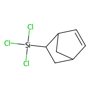 Bicyclo[2.2.1]hept-5-en-2-yltrichlorosilane structure