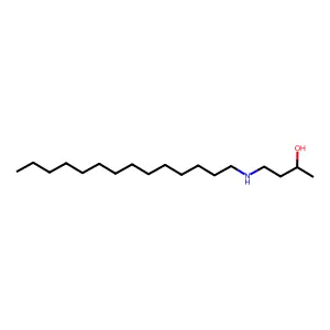 N-Myristyl-3-hydroxybutylamine structure