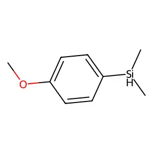 Silane, (4-methoxyphenyl)dimethyl- structure