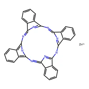 Zinc Phthalocyanine structure
