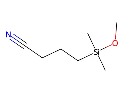 3-Cyanopropyldimethylmethoxysilane structure