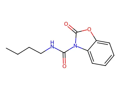 3(2H)-Benzoxazolecarboxamide, N-butyl-2-oxo- structure