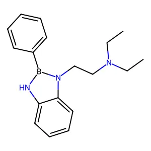 1H-1,3,2-Benzodiazaborole, 2,3-dihydro-3-(2-diethylaminoethyl)-2-phenyl- structure