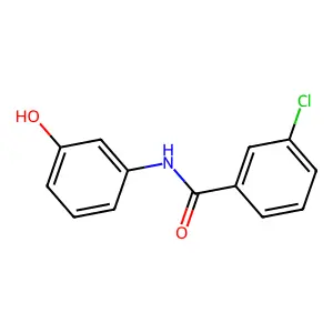 Benzamide, 3-chloro-N-(3-hydroxyphenyl)- structure