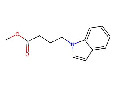 Methyl 4-(1H-indol-1-yl)butanoate structure