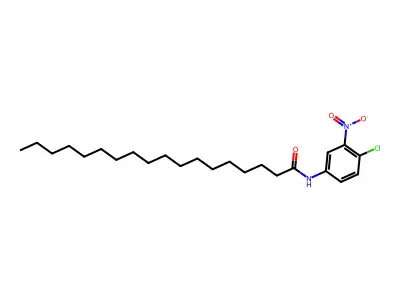 N-(4-chloro-3-nitrophenyl)octadecanamide structure