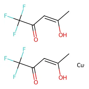 Copper(II) 1,1,1-trifluoroacetylacetonate structure